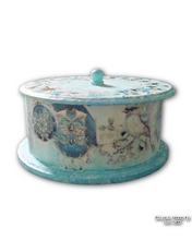 MDF Circle Box with Lid - 18x18x8cm