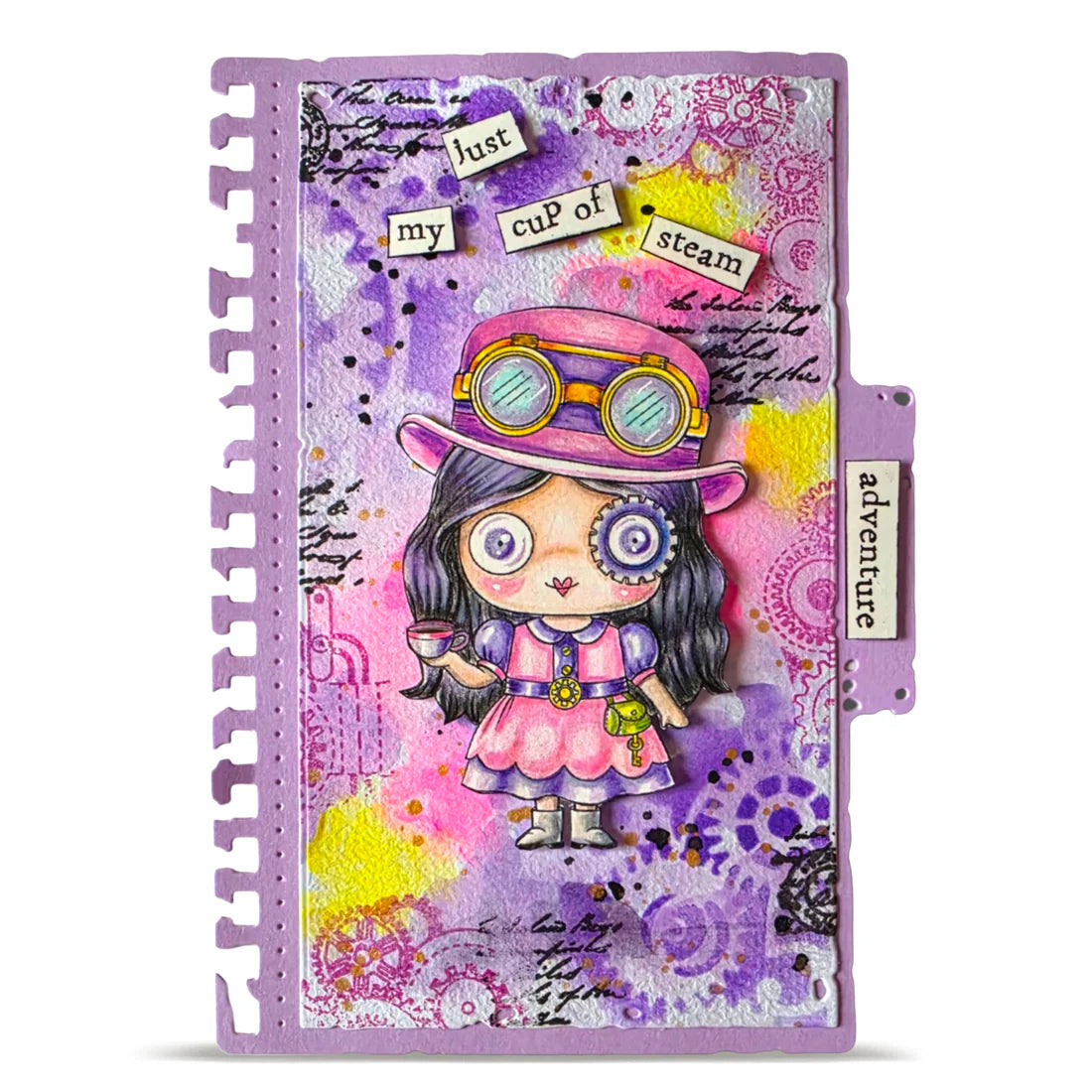 Steampunk Geared For Adventure Stamp Set A7 - AALL & Create TP