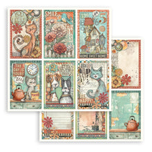 Stamperia Furry Friends Collection - 12” x 12” Pad - 10 Double Faced Sheets