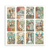 Stamperia Furry Friends Collection - 12” x 12” Pad - 10 Double Faced Sheets