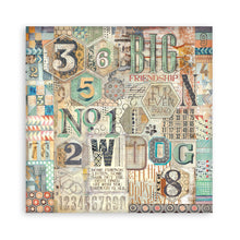 Stamperia Furry Friends Collection - 12” x 12” Pad - 10 Double Faced Sheets