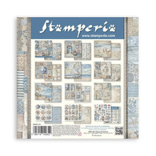 Stamperia Silent Sea 8” x 8” Pad - 8 double faced sheets - SBBS125