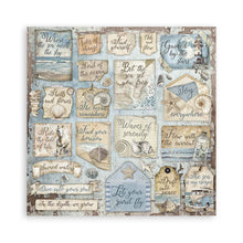 Stamperia Silent Sea 8” x 8” Pad - 8 double faced sheets - SBBS125