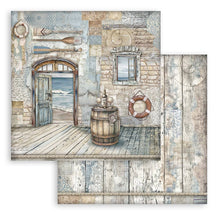 Stamperia Silent Sea 8” x 8” Pad - 8 double faced sheets - SBBS125