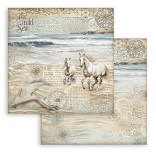 Stamperia Silent Sea 8” x 8” Pad - 8 double faced sheets - SBBS125