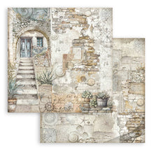 Stamperia Silent Sea 8” x 8” Pad - 8 double faced sheets - SBBS125