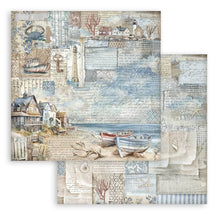 Stamperia Silent Sea 8” x 8” Pad - 8 double faced sheets - SBBS125