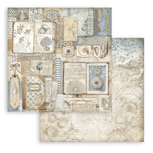 Stamperia Silent Sea 8” x 8” Pad - 8 double faced sheets - SBBS125