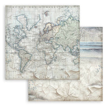 Stamperia Silent Sea 8” x 8” Pad - 8 double faced sheets - Backgrounds Selection SBBS126