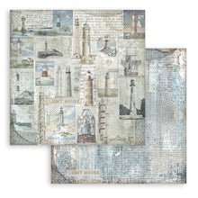 Stamperia Silent Sea 8” x 8” Pad - 8 double faced sheets - Backgrounds Selection SBBS126