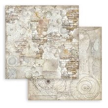 Stamperia Silent Sea 8” x 8” Pad - 8 double faced sheets - Backgrounds Selection SBBS126