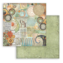 Stamperia Furry Friends Collection 8” x 8” Pad - 10 Double Sided Background Selection