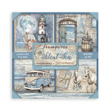 Stamperia Silent Sea 8” x 8” Maxi Pad - 22 single faced sheets - SBBSXB12