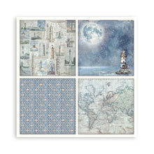 Stamperia Silent Sea 12” x 12” Maxi Pad - 22 single faced sheets - SBBXLB24