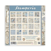 Stamperia Silent Sea 12” x 12” Maxi Pad - 22 single faced sheets - SBBXLB24