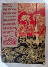 Lamali Bamsa Fusion Notebook – (Red & Brown with Gold Foliage Pattern) 108 Pages (15x21cm)