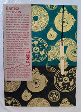 Lamali Bamsa Fusion Notebook – (Green & Brown with Gold Pattern) 108 Pages (15x21cm)