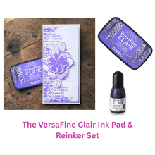 VersaFine Clair Ink Pad & Reinker Set - Wisteria Purple