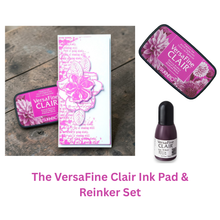VersaFine Clair Ink Pad & Reinker Set - Dahlia Purple