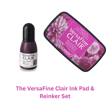 VersaFine Clair Ink Pad & Reinker Set - Dahlia Purple