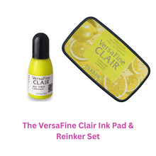 VersaFine Clair Ink Pad & Reinker Set - Lemonade