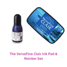 VersaFine Clair Ink Pad & Reinker Set - Adriatic Sea