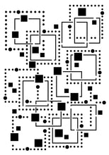 Art Inspirations - Designs by Lou Sims - Square Simplicity - Stencil - A5