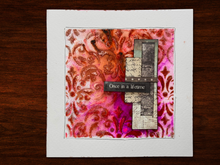 SAVE 10% Stamperia - Gardens of Time Collection - Mixed MediaArt Thick Stencil - Stencil Collection Two - set 2  (includes 3 Stencils)