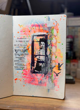 Workshop with Leonie - Dina Wakley Art Journal page