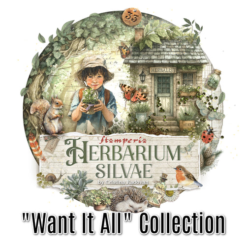 SAVE 15% Stamperia Herbarium Silvae - Want It All collection (31 Items)