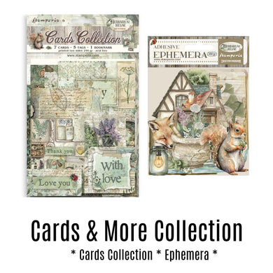 SAVE 10% Stamperia - Herbarium Silvae Collection - Cards & More Collection (2 Items)