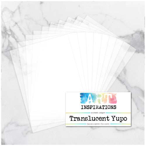 Art Inspirations Yupo Paper Transparent A4 120GSM Pack of 10