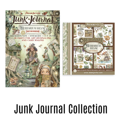 SAVE 10% Stamperia Herbarium Silvae Collection Junk Journal BUNDLE - (2 Items)