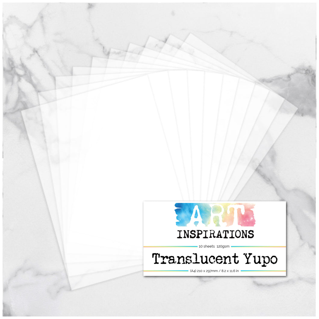 Art Inspirations Yupo Paper Transparent A4 120GSM Pack of 10