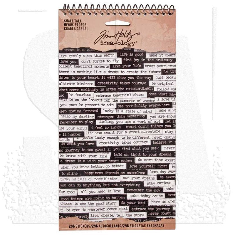 Tim Holtz - Idea-ology - Small Talk Stickers Book ADTH93193
