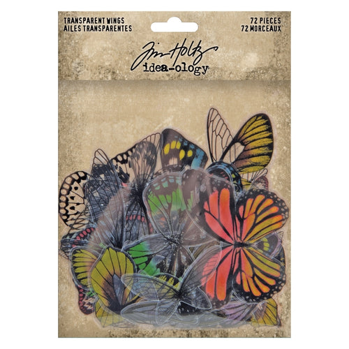 Tim Holtz - Idea-ology - Transparencies - Wings 12 pieces ADTH93785