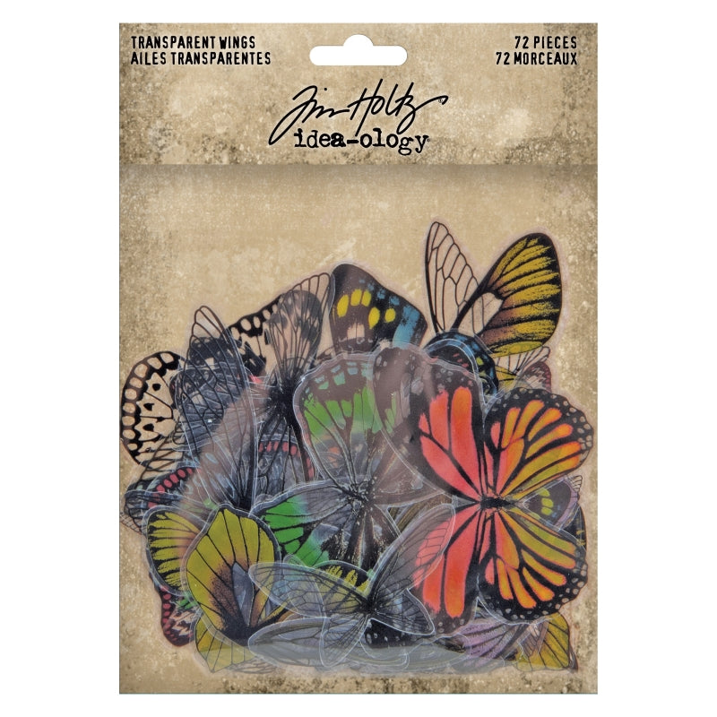 Tim Holtz - Idea-ology - Transparencies - Wings 12 pieces ADTH93785