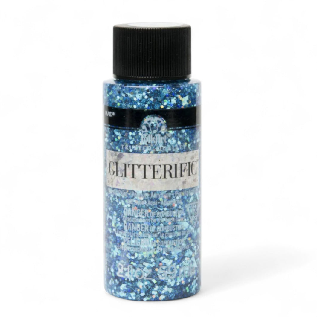 FolkArt Glitterific - Aqua