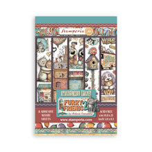 Stamperia Furry Friends 2 Art Journalling Selection – 6 Items
