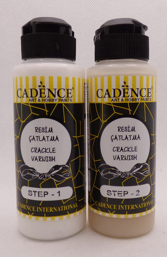 Cadence Crackle Two Step Varnish (120 + 120ml)