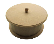 MDF Circle Box with Lid - 18x18x8cm