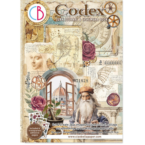 Ciao Bella - Codex Junk Journal Ephemera Book -  CBB008