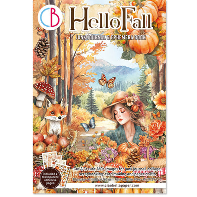 Ciao Bella - Hello Fall - Junk Journal Ephemera Book -  CBB013