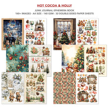 Ciao Bella - Hot Cocoa & Holly - Junk Journal Ephemera Book -  CBB015