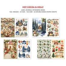 Ciao Bella - Hot Cocoa & Holly - Junk Journal Ephemera Book -  CBB015