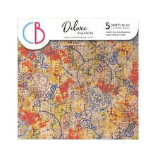 Ciao Bella Deluxe Paper - Coral Reef - Pearl Copper Sheets - Pack of 5 - 6" x 6" CBDQ012