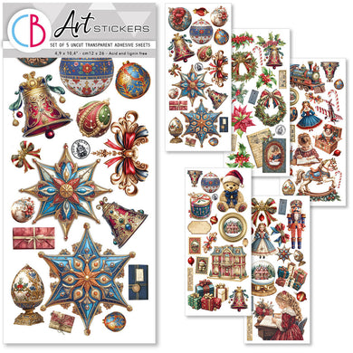 Ciao Bella - Toy Shop - Transparent Adhesive Sheets - Pack of 5 - CBI005