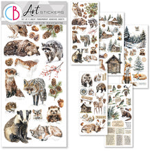 Ciao Bella - Forest Tales - Transparent Adhesive Sheets - Pack of 5 - CBI006