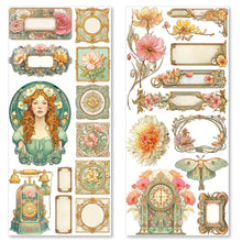 Ciao Bella - Artemis Collection - Art Stickers Transparent Adhesive Sheets - Pack of 5 - CBI013