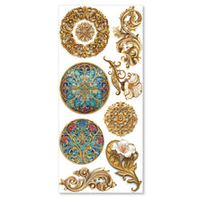 Ciao Bella - Artemis Collection - Art Stickers Transparent Adhesive Sheets - Pack of 5 - CBI013